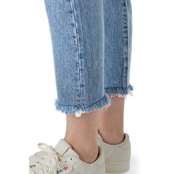 Levi’s Icon Fit High Rise Straight Ankle Denim Blue Jeans Size 30 - Picture 5 of 16